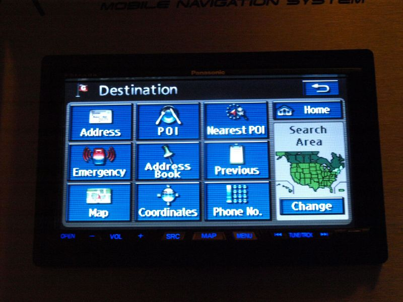 Illustration for article titled Is Panasonic There Yet? Strada In-Car GPS Debuts But Where's The Portable?
